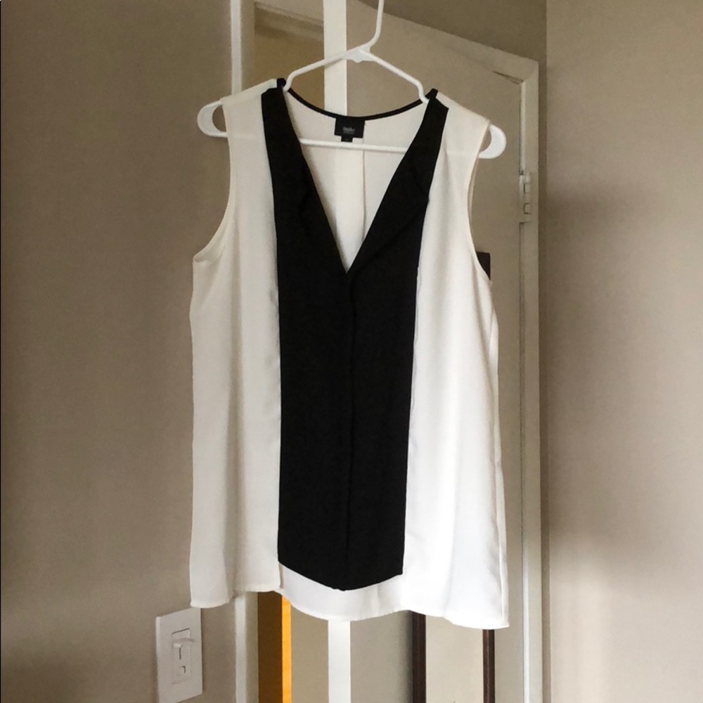 Black & White Blouse